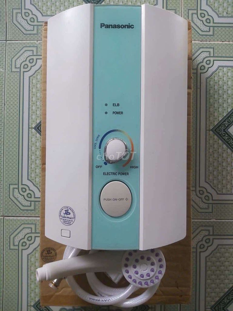 Máy nước nóng Panasonic Trắng. Mua bán Thiết bị vệ sinh, nhà tắm tại Thành phố Rạch Giá Kiên Giang được đăng bởi NHIỆT ĐỚI  hình 1