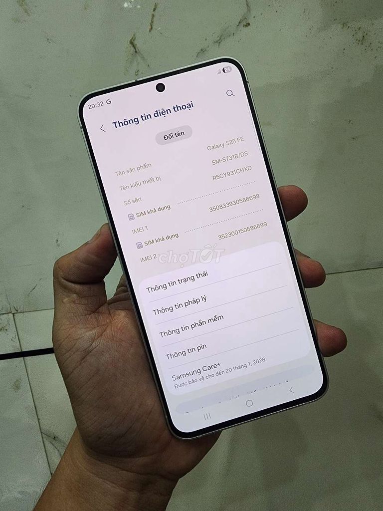 Samsung Galaxy S25 FE Tím nhạt. Mua bán Điện thoại tại Quận Ninh Kiều Cần Thơ được đăng bởi Hàn Bảo Quân hình 1