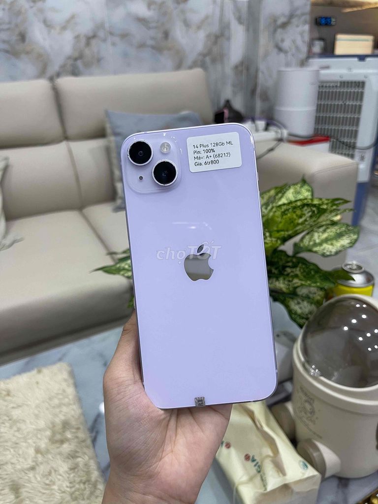 Apple iPhone 14 Plus 128GB Tím LL/A | Màn thay. Mua bán Điện thoại tại Huyện Hóc Môn Tp Hồ Chí Minh được đăng bởi Luân Hoài hình 1