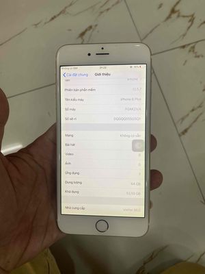 Bán Iphone6plus quốc tế còn vân pin100 dùng tạm