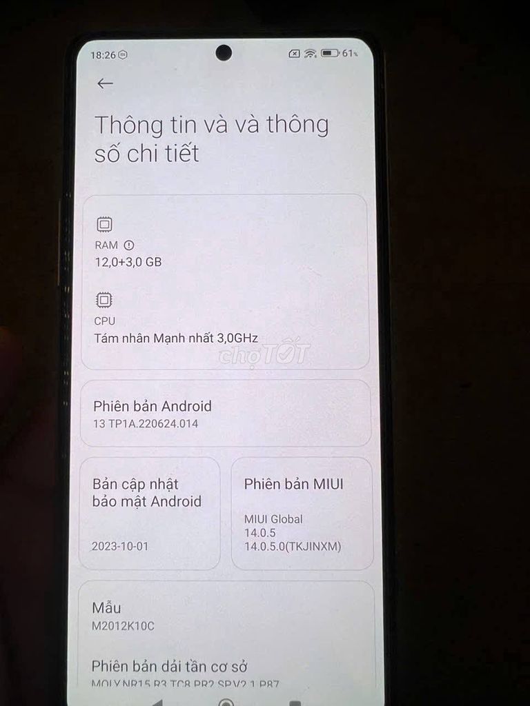 Xiaomi Redmi K40 Gaming 12GB/128GB Trắng. Mua bán Điện thoại tại Huyện Hóc Môn Tp Hồ Chí Minh được đăng bởi Hội Đồ Điện Tử hình 1