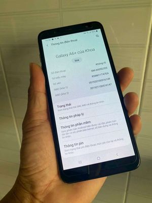 Điện thoại Samsung A6 plus. Mua bán Điện thoại tại Huyện Ba Tri Bến Tre được đăng bởi MuaBan797