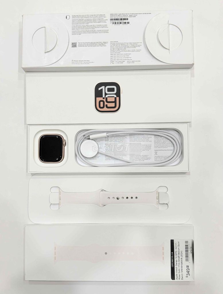 Apple Watch Series 10/42MM GPS Vàng Hồng Fullbox. Mua bán Thiết bị đeo thông minh tại Quận Bình Thạnh Tp Hồ Chí Minh được đăng bởi Đức Phong hình 1