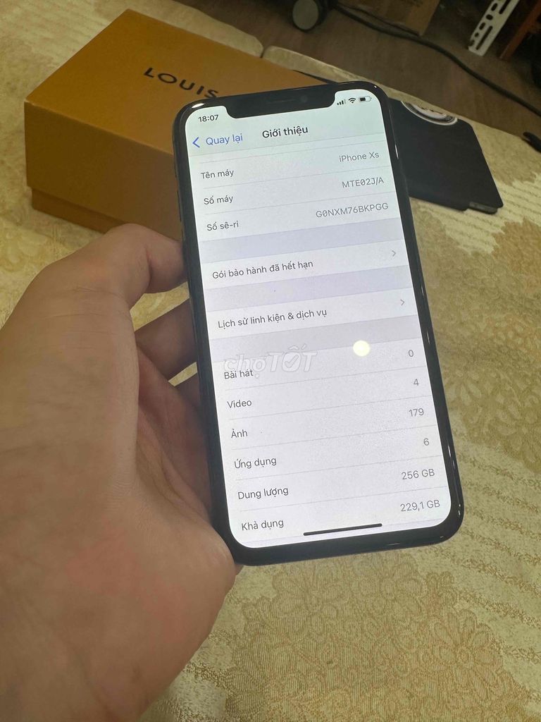 Apple iPhone Xs 256GB Đen OLED Like New. Mua bán Điện thoại tại Quận Long Biên Hà Nội được đăng bởi Bảnh hình 1