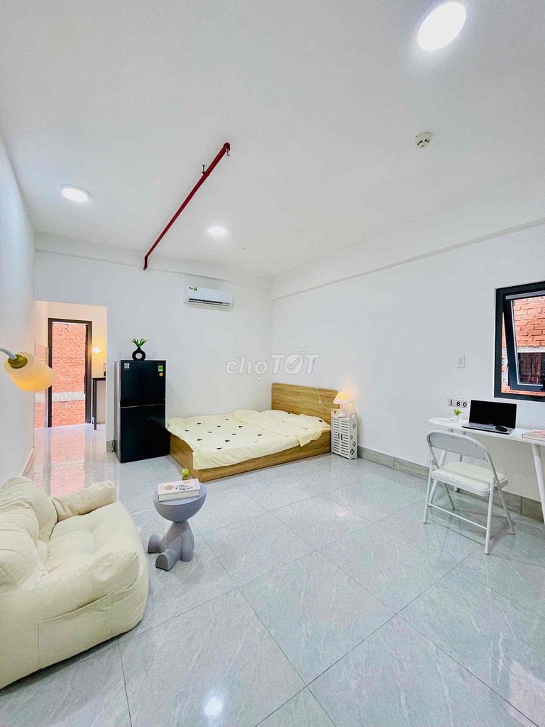 Căn hộ 1 Phòng ngủ TẶNG NƯỚC UỐNG TRONG SUỐT HỢP ĐỒNG gần NTTU VLU IUH
