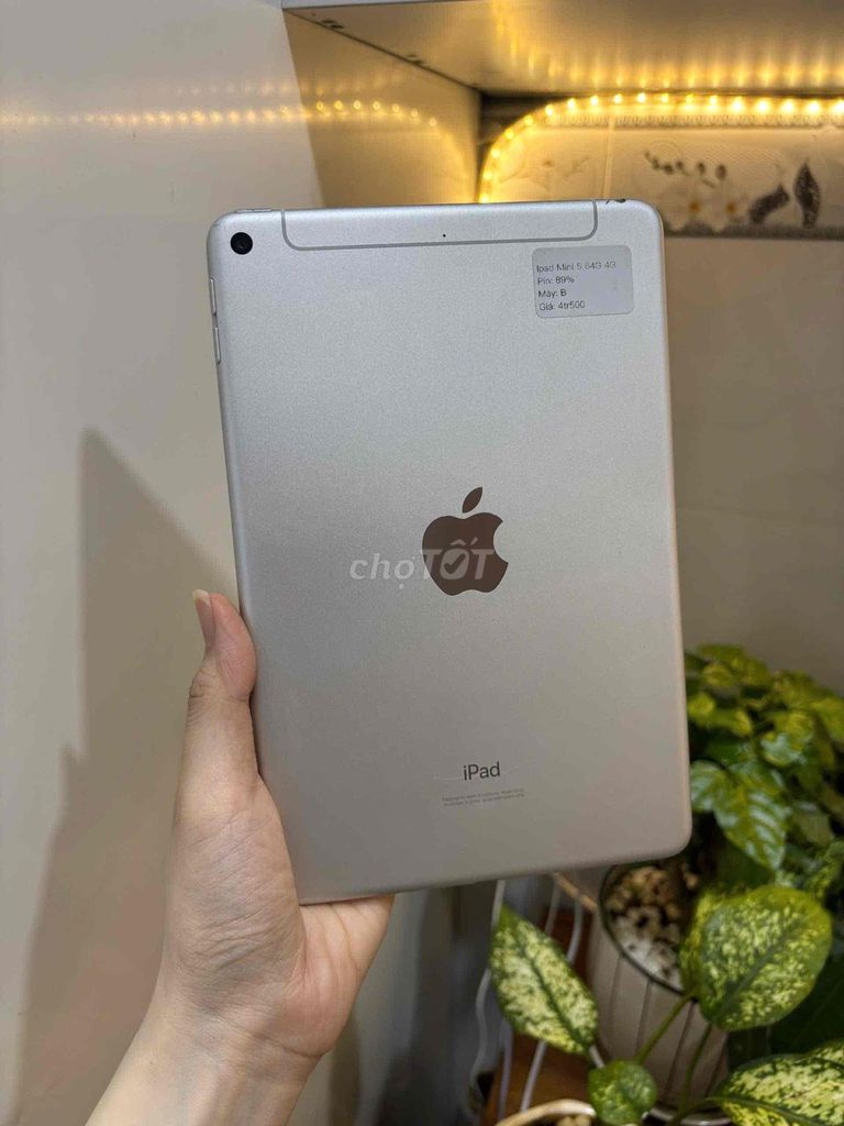 iPad Mini 5 64Gb - Bản SIM Nguyên Zin Pin Zin Cao. Mua bán Máy tính bảng tại Huyện Hóc Môn Tp Hồ Chí Minh được đăng bởi SIRI STORE HCM hình 1