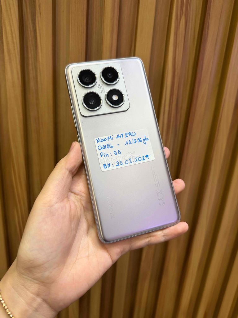 Xiaomi 14T Pro 256GB bh 25/2/2027. Mua bán Điện thoại tại Quận 10 Tp Hồ Chí Minh được đăng bởi Đăng Sơn Store hình 1