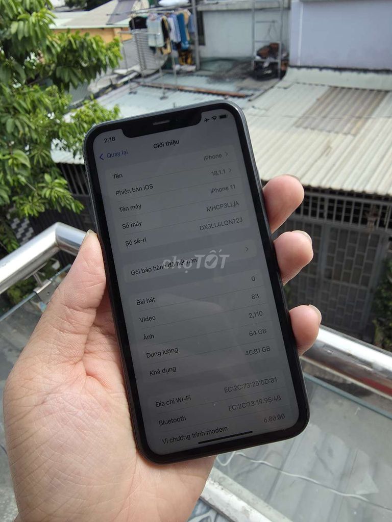 iPhone 11 64GB Đen lock zin áp tặng sim ghép. Mua bán Điện thoại tại Thành phố Thủ Đức Tp Hồ Chí Minh được đăng bởi DK Store hình 1