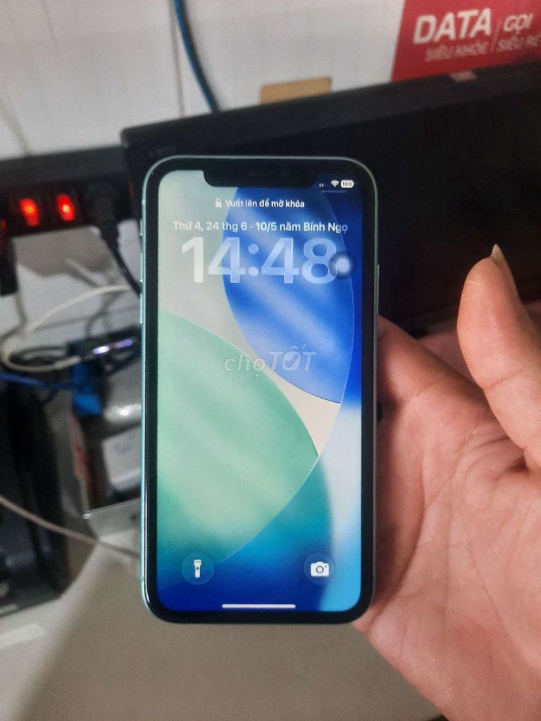 Apple iPhone 11 64GB Xanh Ngọc. Mua bán Điện thoại tại Quận Bình Tân Tp Hồ Chí Minh được đăng bởi ly hình 1