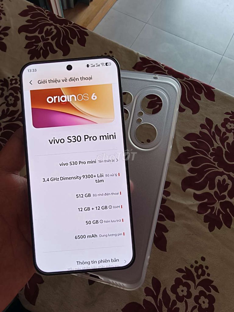 Vivo S30 Pro mini 12/512gb ngon bổ rẻ. Mua bán Điện thoại tại Thành phố Thủ Đức Tp Hồ Chí Minh được đăng bởi Nguyễn Nguyễn hình 1