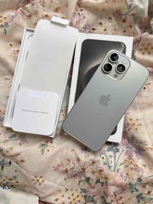 iphone 15 Pro Max 256gb zin màu ti tan Natural đẹp