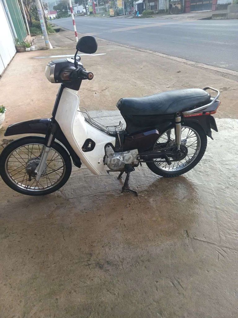 Honda Wave Alpha 2024 белый с коричневым