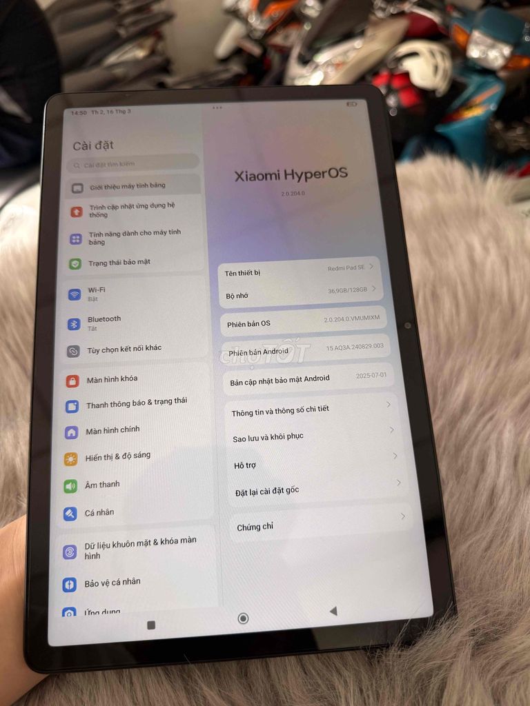 Xiaomi Redmi Pad SE 6GB/128GB Xám. Mua bán Máy tính bảng tại Quận Ninh Kiều Cần Thơ được đăng bởi Cửa hàng Hoà Hiệp II  hình 1