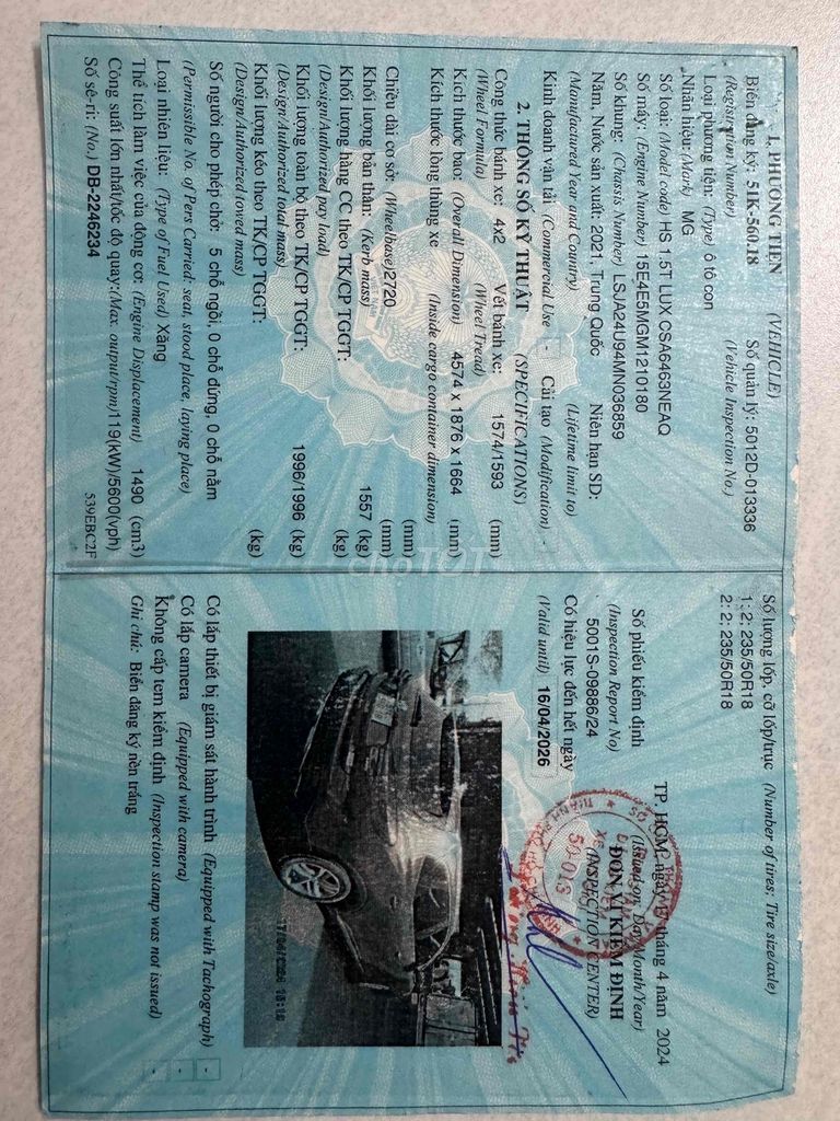 MG HS Trophy 1.5 turbo sx 2021 - 53000 km rất đẹp