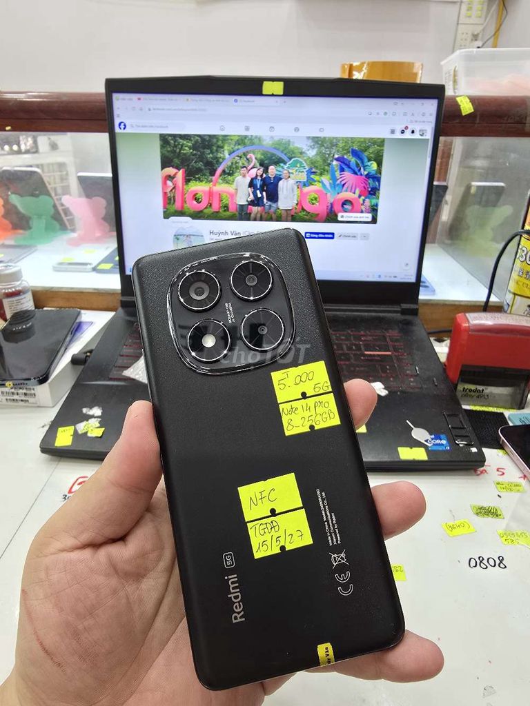 Xiaomi Redmi Note 14 Pro 5G - 256GB. Mua bán Điện thoại tại Thành phố Long Xuyên An Giang được đăng bởi Facebook Cầm Đồ Thúy Vân hình 1