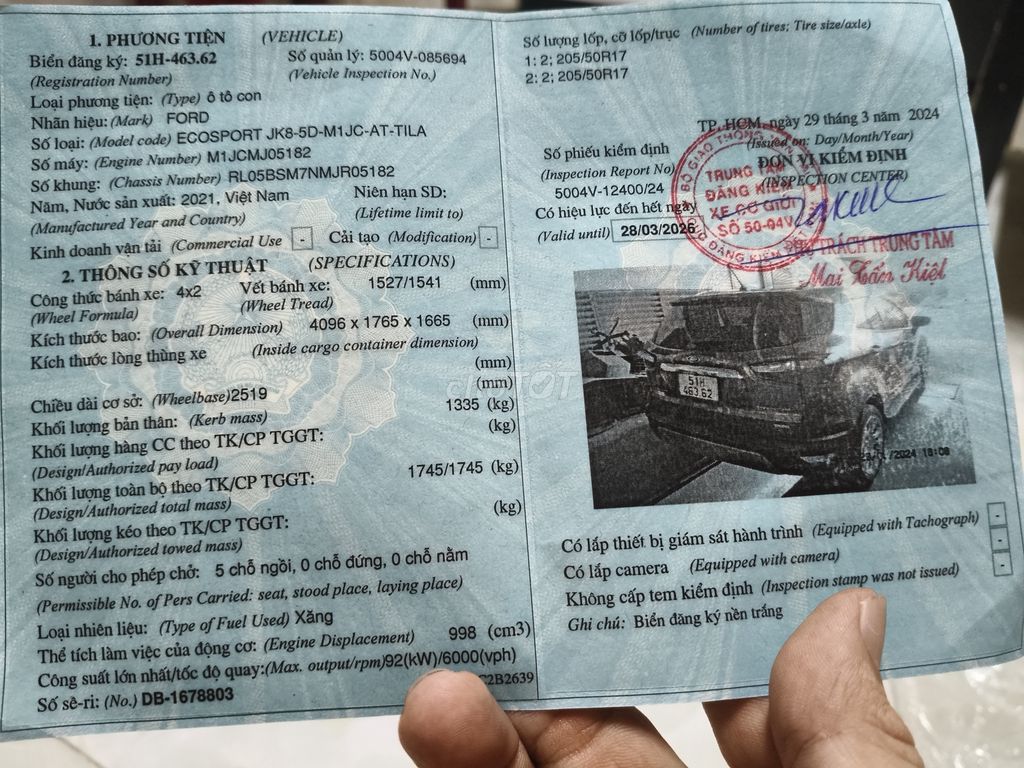 Ford EcoSport 1.0 AT Bản Cao Cấp - Siêu Tiết Kiệm. Mua bán Ô tô tại Quận 6 Tp Hồ Chí Minh được đăng bởi Nghĩa Huỳnh  hình 19