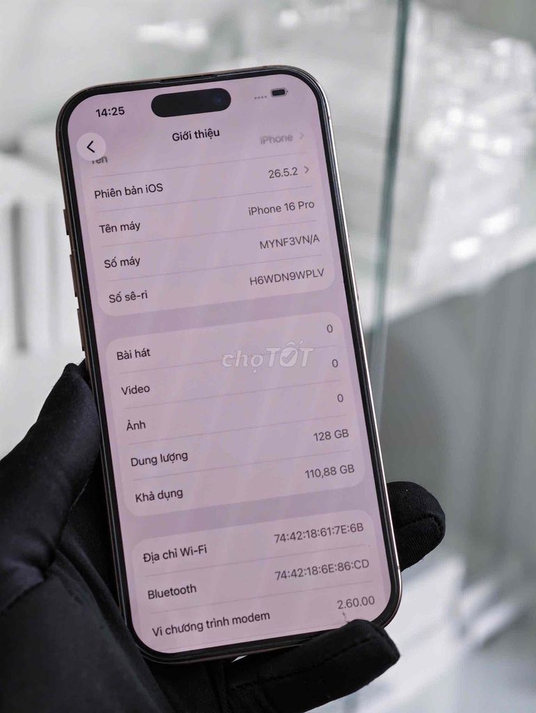 Apple iPhone 16 Pro 128GB Vàng Việt Nam 88%. Mua bán Điện thoại tại Thành phố Đà Lạt Lâm Đồng được đăng bởi Lộc Lá Mô Bai hình 1