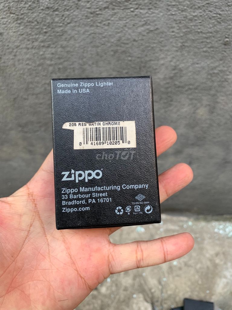 0905851850 - Zippo chính hãng USA(quan công)vỏ đồng khối
