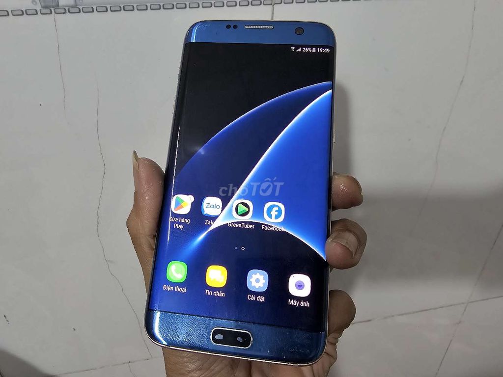 Samsung S7 Edge Màn cong 5.5in Amoled 2K 4+32G GL. Mua bán Điện thoại tại Quận Bình Thuỷ Cần Thơ được đăng bởi TĐK Cần Thơ  hình 1