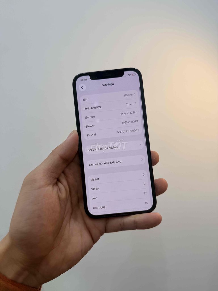 Apple iPhone 12 Pro 128GB Xanh Đã sử dụng. Mua bán Điện thoại tại Quận Cầu Giấy Hà Nội được đăng bởi TicoSmartphone hình 1