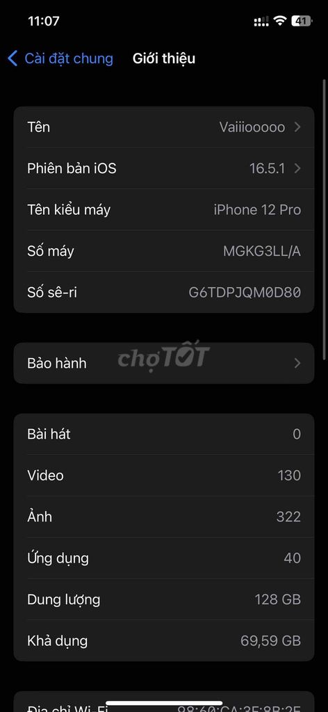 12pro 128 full chức năng