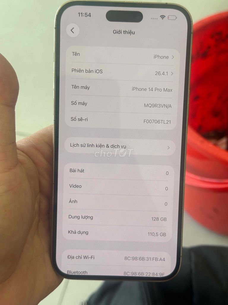 Apple iPhone 14 Pro Max 128GB Vàng Zin đẹp. Mua bán Điện thoại tại Thành phố Thuận An Bình Dương được đăng bởi Trung Apple Ko bán góp hình 1