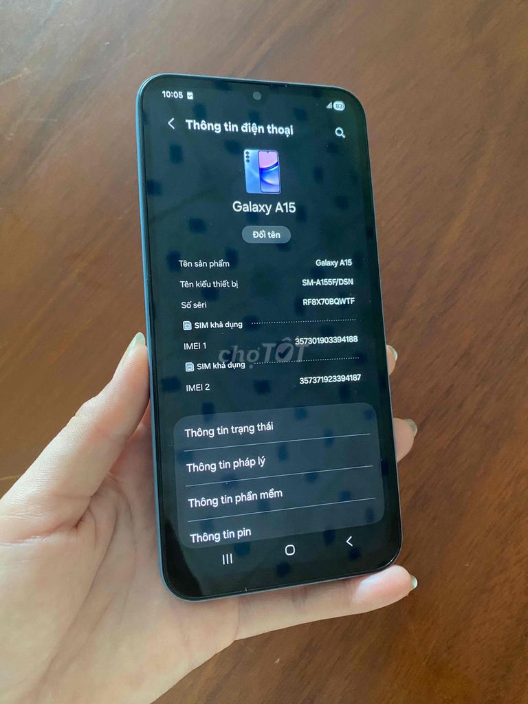 Samsung  A15 8GB/128GB Zin full chức năng. Mua bán Điện thoại tại Huyện Củ Chi Tp Hồ Chí Minh được đăng bởi Linh hình 1