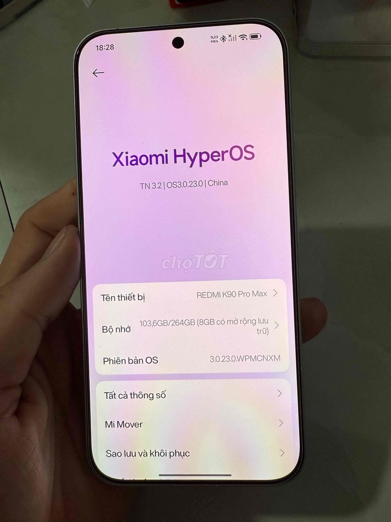 Xiaomi Redmi K90 Pro Max 256GB Bạc 99%. Mua bán Điện thoại tại Quận Hồng Bàng Hải Phòng được đăng bởi Pete Cdriv hình 1