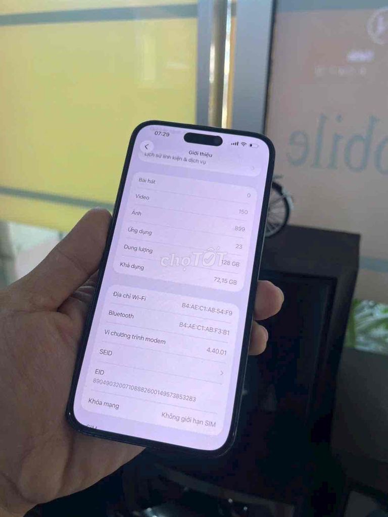 Apple iPhone 14 Pro Max 128GB Đen. Mua bán Điện thoại tại Huyện Tân Châu Tây Ninh được đăng bởi Nam hình 1