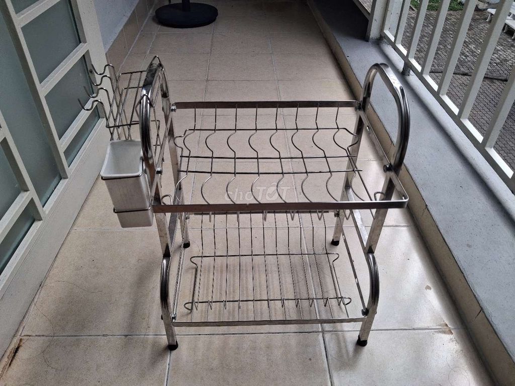 Kệ Bát Đĩa Inox Mini Bạc. Mua bán Dụng cụ nhà bếp tại Thành phố Thuận An Bình Dương được đăng bởi Văn Thái hình 1