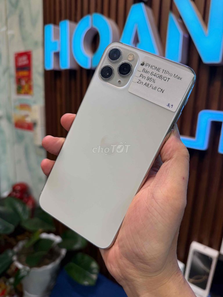 🍎11 Pro Max / Zin All / IOS 15 / QT 64G. Mua bán Điện thoại tại Thành phố Huế Thừa Thiên Huế được đăng bởi Hoàng Lộc Smartphone  hình 1