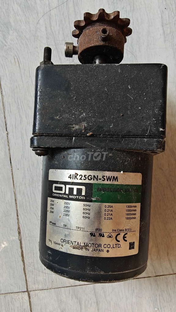 Động cơ điện Oriental Motor 4IK25GN-SWM Nhật Bản. Mua bán Đồ chuyên dụng, Giống nuôi trồng tại Thành phố Nam Định Nam Định được đăng bởi Hoàng Việt  hình 1