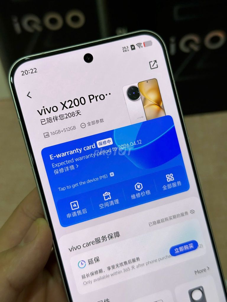 Vivo X200 Pro Mini 16/512 Trắng sạc 120w flash COD. Mua bán Điện thoại tại Quận Hoàng Mai Hà Nội được đăng bởi Trần Ngọc Hiếu hình 6