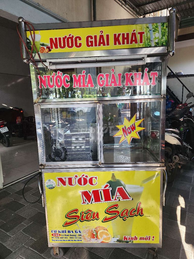 Xe nước mía Inox đã sử dụng. Mua bán Đồ chuyên dụng, Giống nuôi trồng tại Quận Liên Chiểu Đà Nẵng được đăng bởi Trần Quyền hình 1
