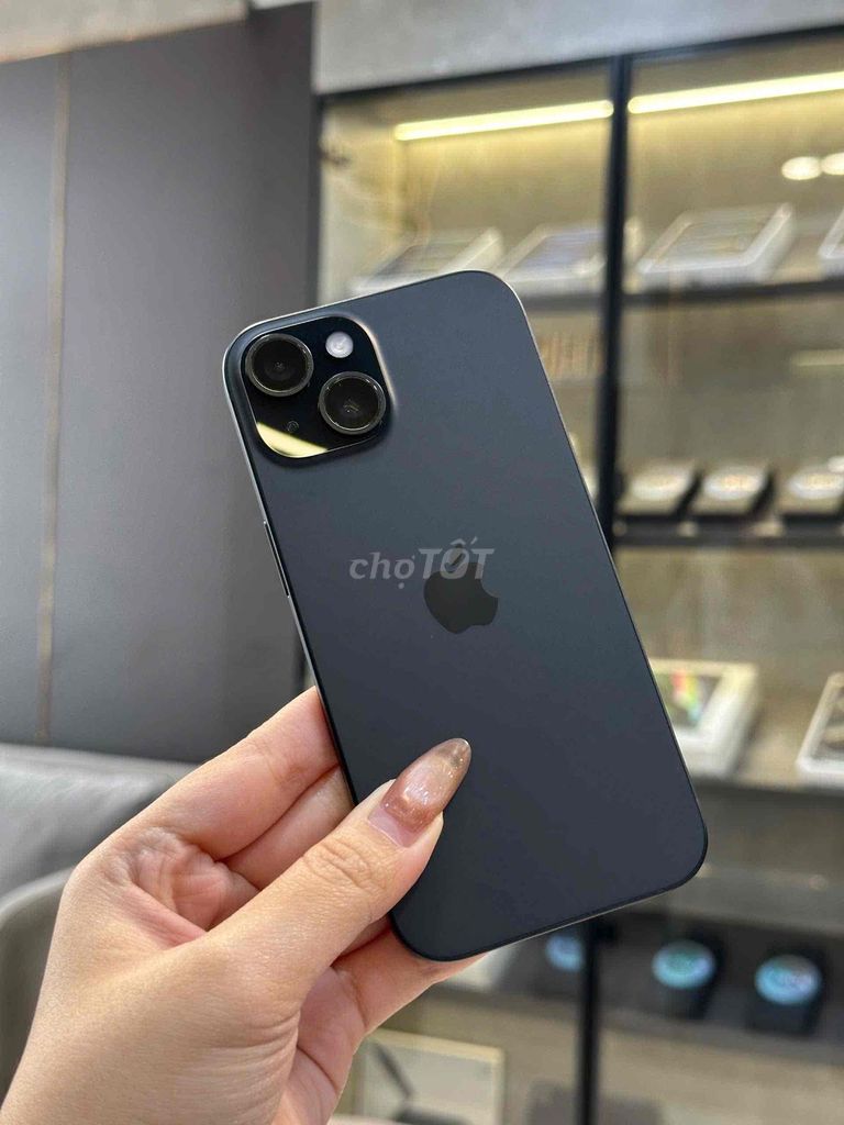 Apple iPhone 15 Đen LL/A Like New Quốc Tế Mỹ 99%. Mua bán Điện thoại tại Quận 8 Tp Hồ Chí Minh được đăng bởi TRƯỜNG MOBILE  hình 1