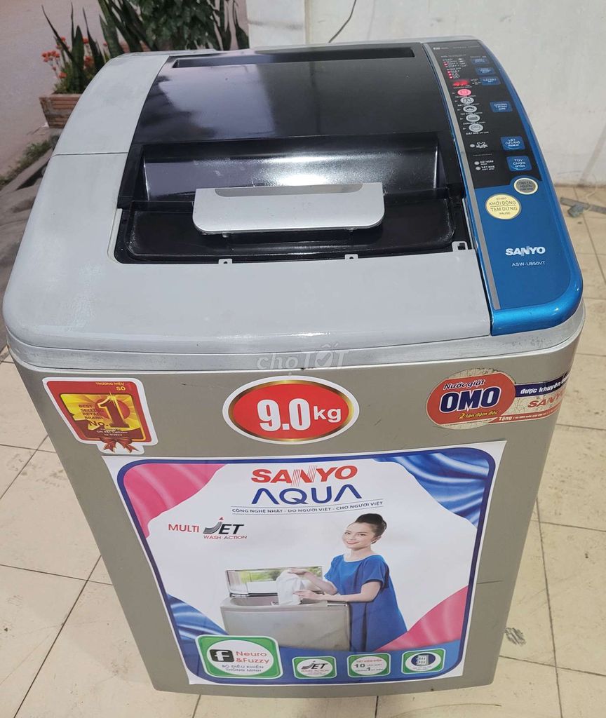 Máy giặt Sanyo 9.0kg lồng đứng. Mua bán Máy giặt tại Quận Long Biên Hà Nội được đăng bởi Lucky hình 1
