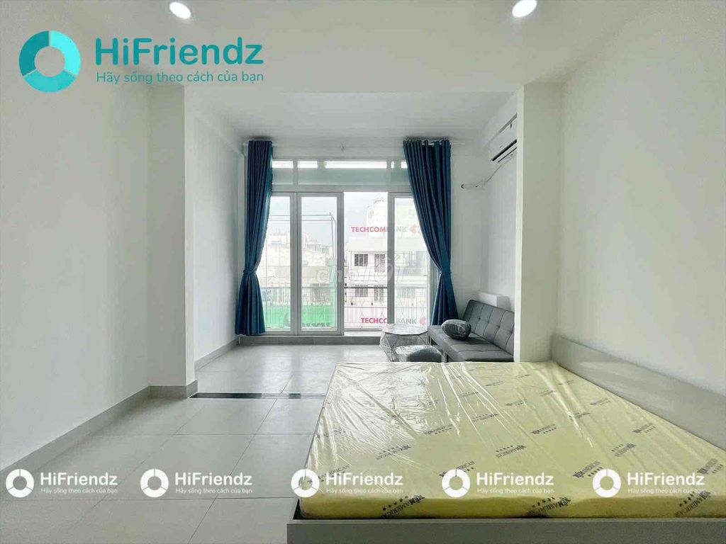 🧧CHDV BAN CÔNG 60M2 LÊ VĂN SỸ - PHÒNG KHÁCH TÁCH BẾP