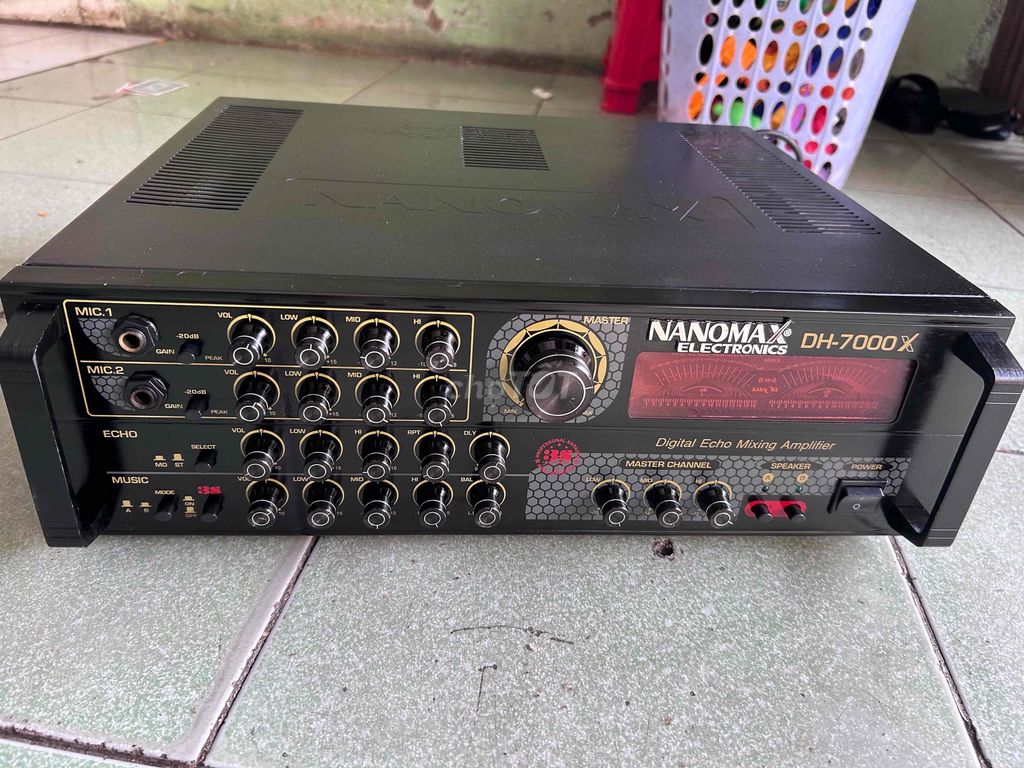Amply 12 SÒ LỚN Nanomax DH-7000X Đen. Mua bán Tivi, Âm thanh tại Thành phố Thủ Đức Tp Hồ Chí Minh được đăng bởi Hưng Amply  hình 1