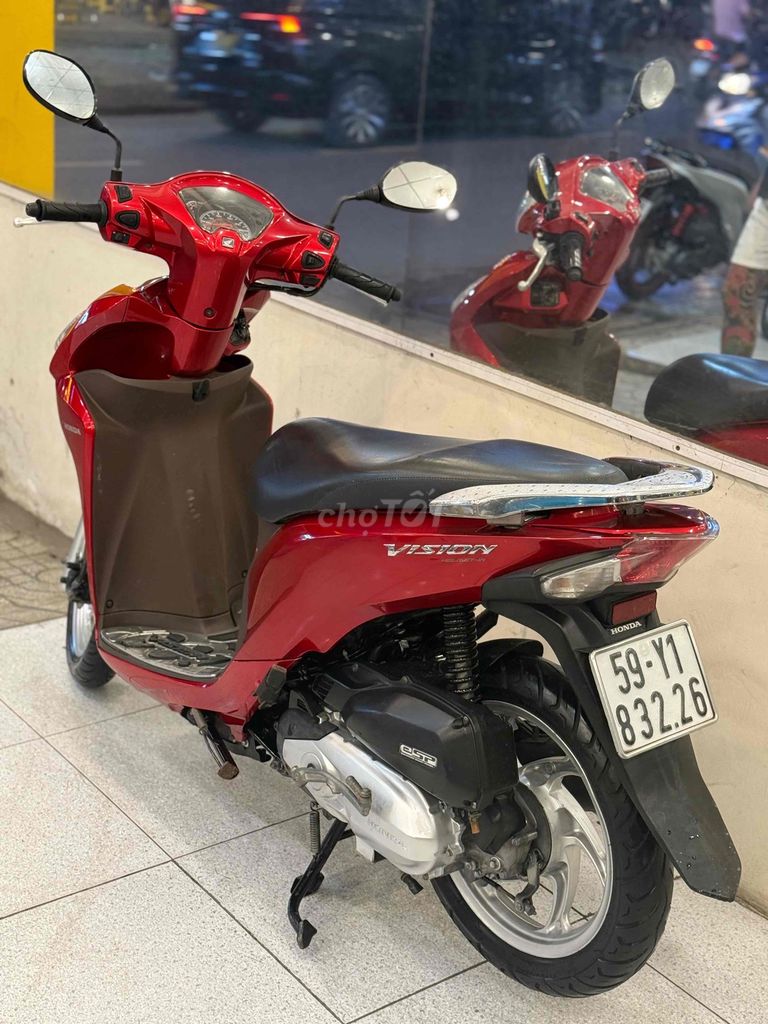 Honda Vision 2016 màu Đỏ. Mua bán Xe máy tại Quận Gò Vấp Tp Hồ Chí Minh được đăng bởi Hoàng Bách  hình 5