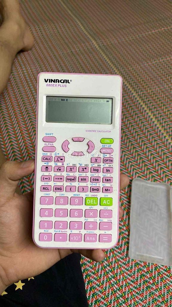 Máy tính cầm tay Vinacal 680EX Plus Hồng. Mua bán Đồ dùng văn phòng tại Quận Hai Bà Trưng Hà Nội được đăng bởi Đinh Việt Hoàng hình 1