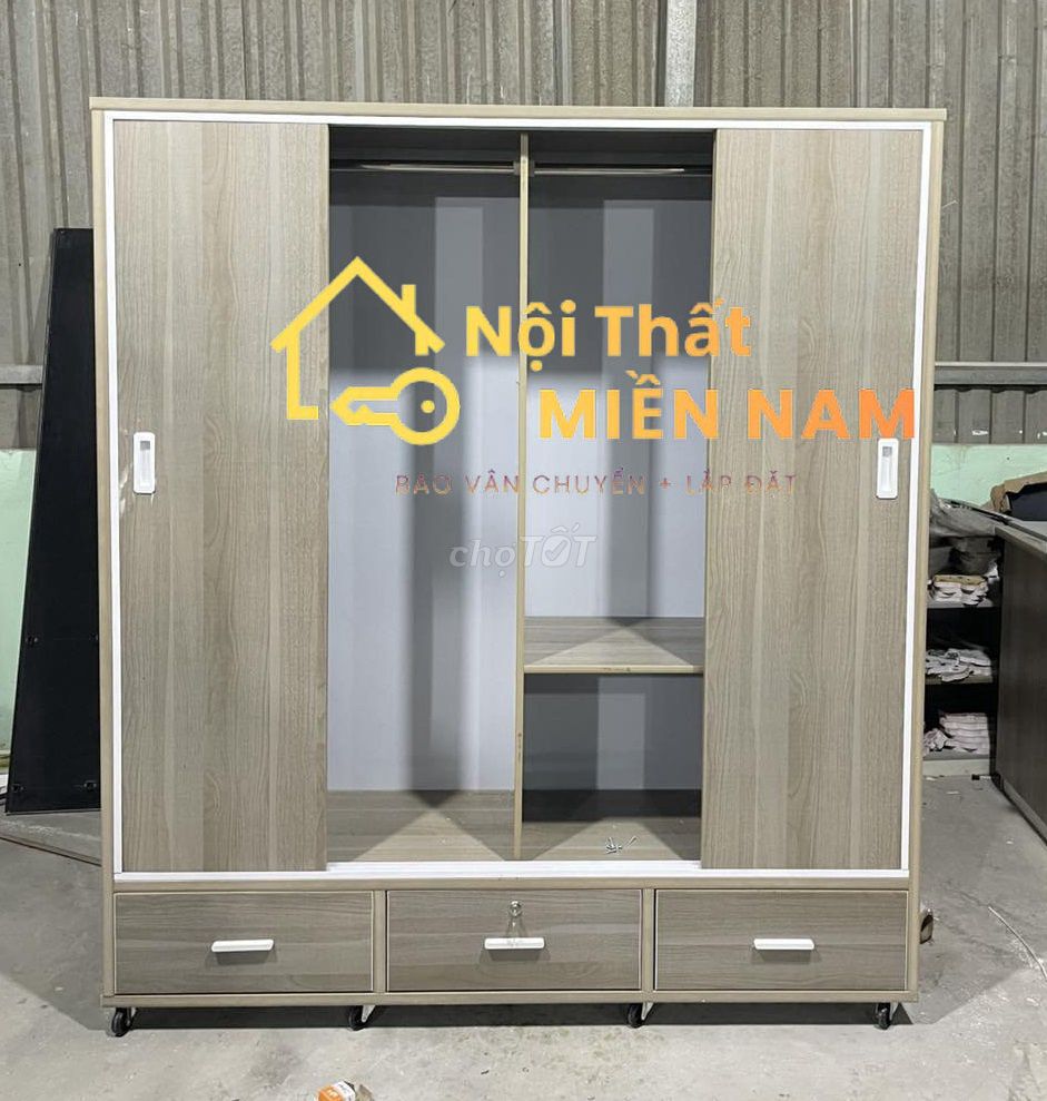 Tủ quần áo Nhựa 1m8x1m45x45cm. Mua bán Tủ, kệ gia đình tại Huyện Đức Hòa Long An được đăng bởi Cửa Hàng Nội Thất hình 1