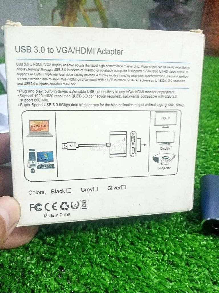 2 sợi usb 3.0 ra vga hdmi