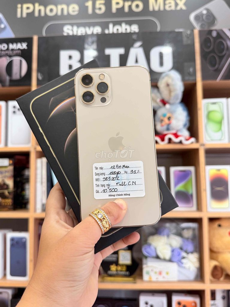 Apple iPhone 12 Pro Max 128GB Vàng. Mua bán Điện thoại tại Thành phố Long Xuyên An Giang được đăng bởi Bi Táo Store hình 1