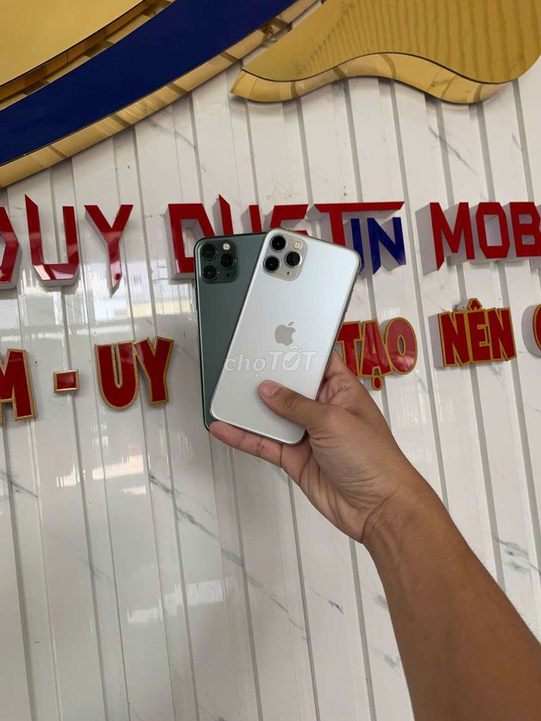 11 Pro 256GB xanh quốc tế đẹp 99 ,có bán góp. Mua bán Điện thoại tại Thành phố Cà Mau Cà Mau được đăng bởi Duy Dustin Mobile hình 1