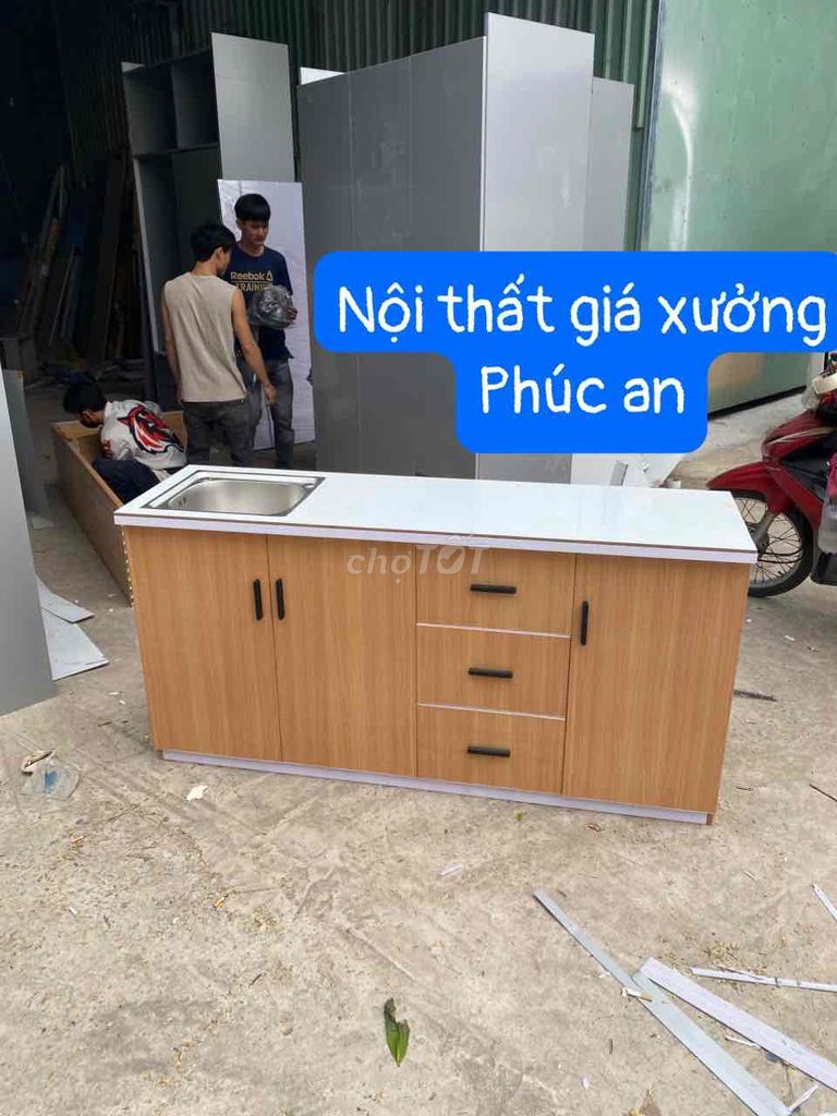 Bếp nhựa kt 1m6//Tủ bếp nhựa Đài Loan new#