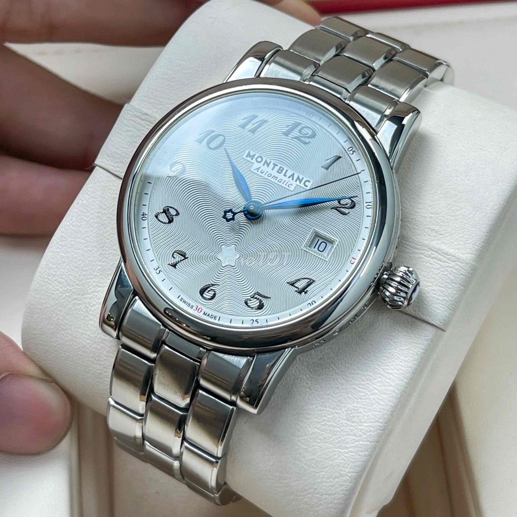 Đồng hồ Montblanc Meisterstuck Star Date Bạc. Mua bán Đồng hồ tại Quận Hoàng Mai Hà Nội được đăng bởi Anh Tuấn hình 1
