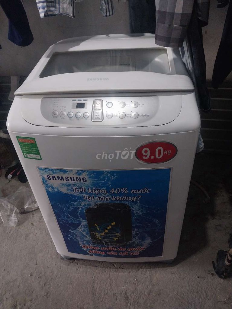 Thanh lý máy giặt samsung 9kg còn đẹp chạy êm