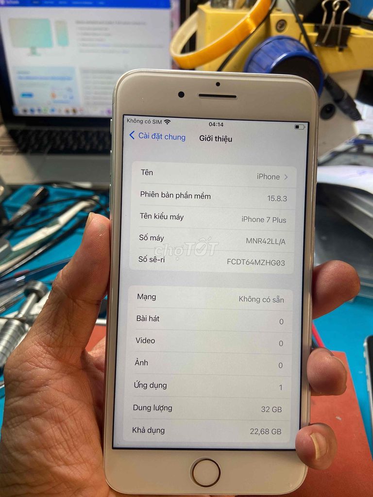 iPhone 7 Plus 32GB Vàng. Mua bán Điện thoại tại Quận Ninh Kiều Cần Thơ được đăng bởi Nguyễn Thanh Quang hình 1