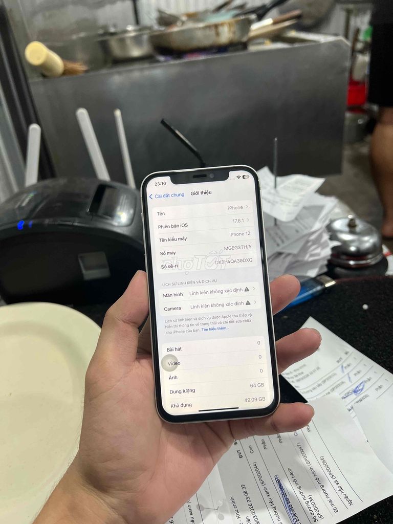 Apple iPhone 12 64GB Trắng. Mua bán Điện thoại tại Huyện Nhơn Trạch Đồng Nai được đăng bởi Dinh Phan hình 1