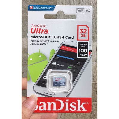 Thẻ nhớ nhỏ 32GB Sandisk MicroSD Chính Hãng